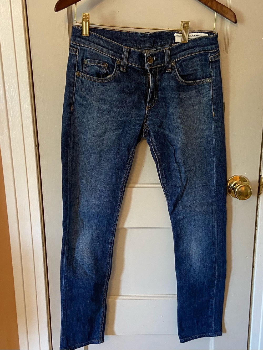 rag & bone Dre Jeans Snoqualmie Wash Skinny Ankle Denim